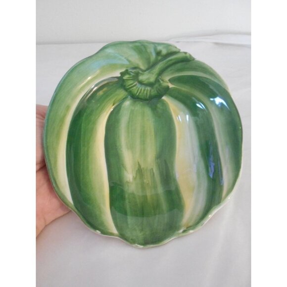 Vintage Set of 4 Green pepper small bowls Made in Italy Estate Find - Picture 3 of 4
